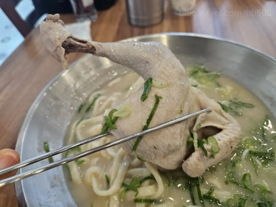 Chicken meat shredded along the grain
