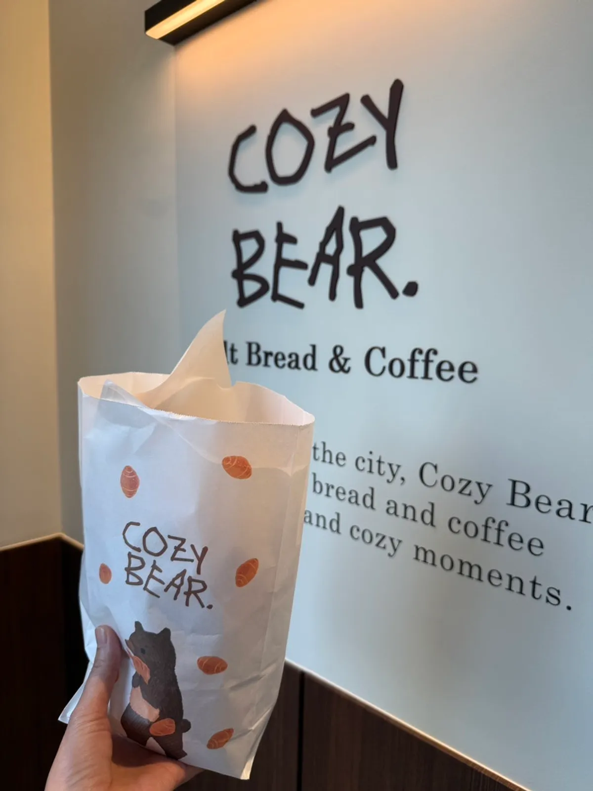 A large-sized Cozy Bear salt bread