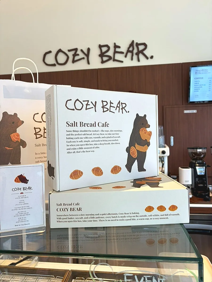 Cozy Bear's drink menu