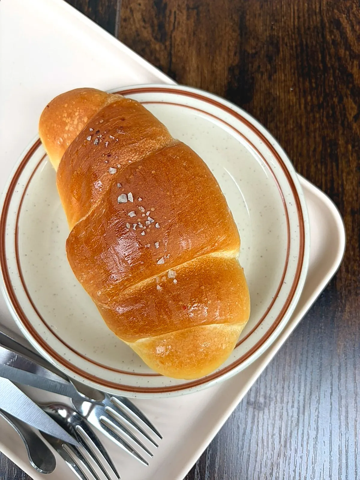 Cozy Bear salt bread fresh out of the oven at 2 p.m.