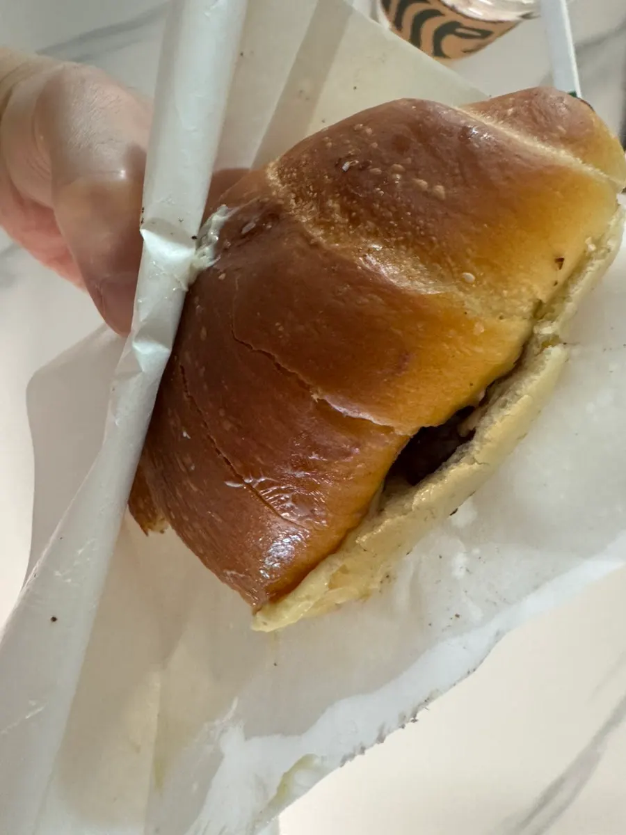 Cross-section of the ang-butter salt bread