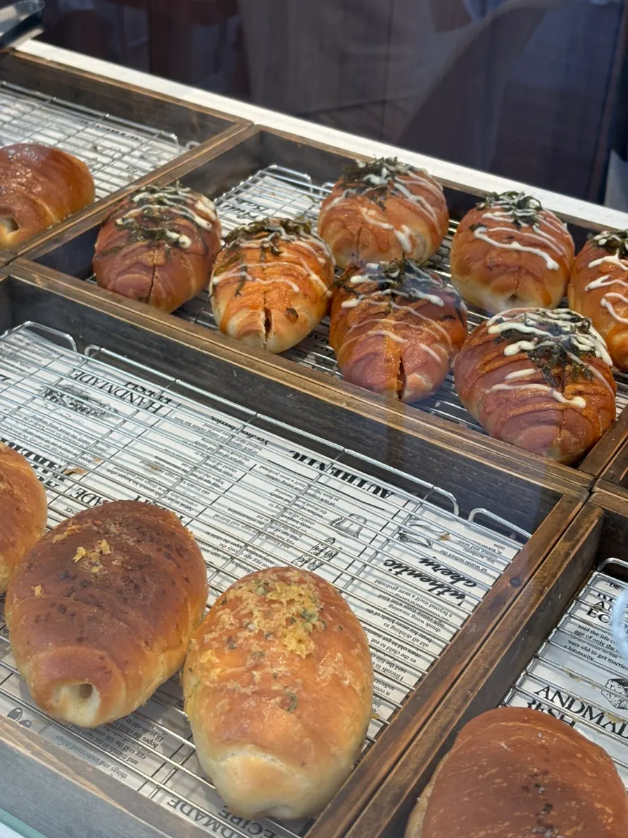 Salt bread variety display