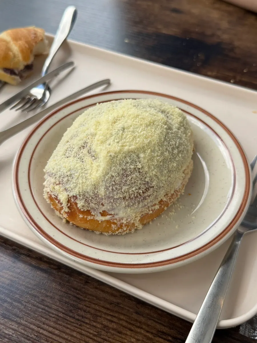 Castella salt bread at Cafe Cozy Bear