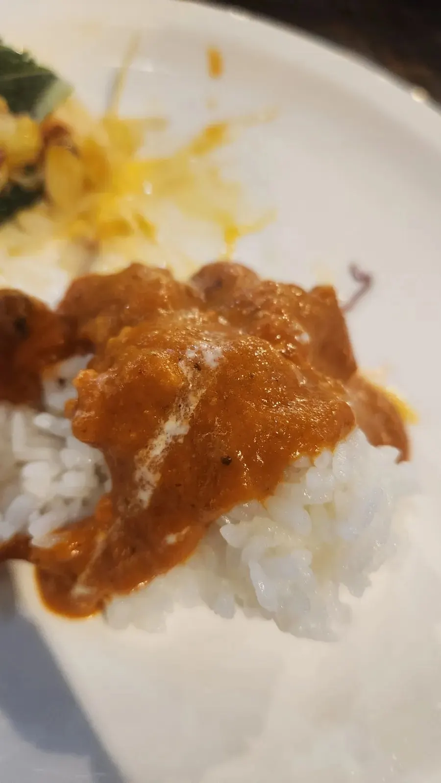 치킨마일드 커리와 쫄깃한 난 사진