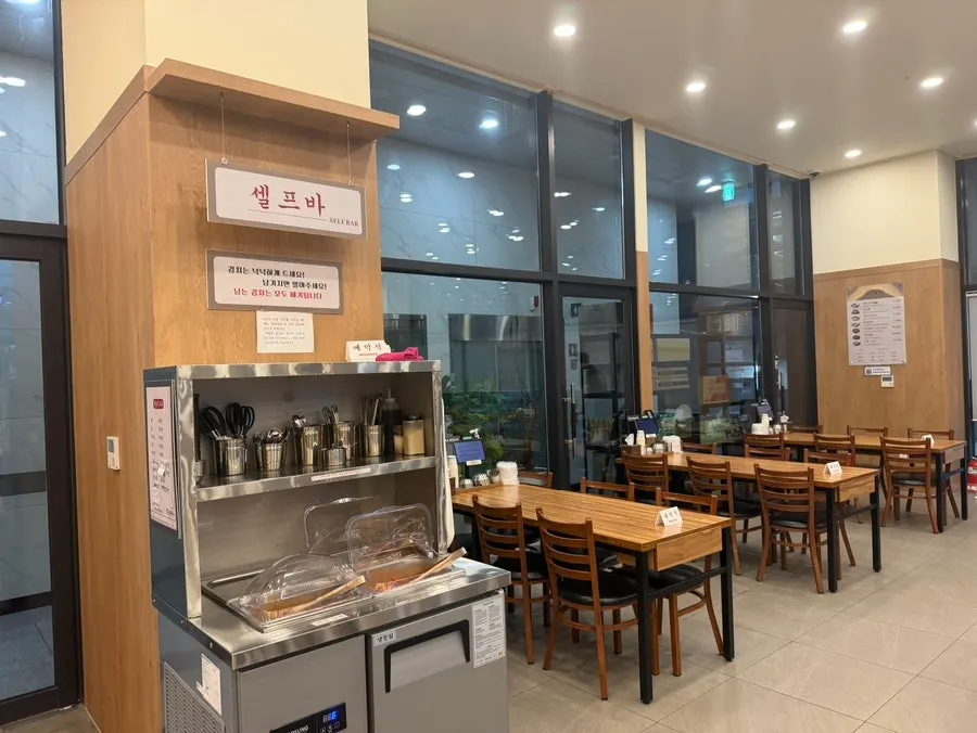 Restaurant interior popular with family diners