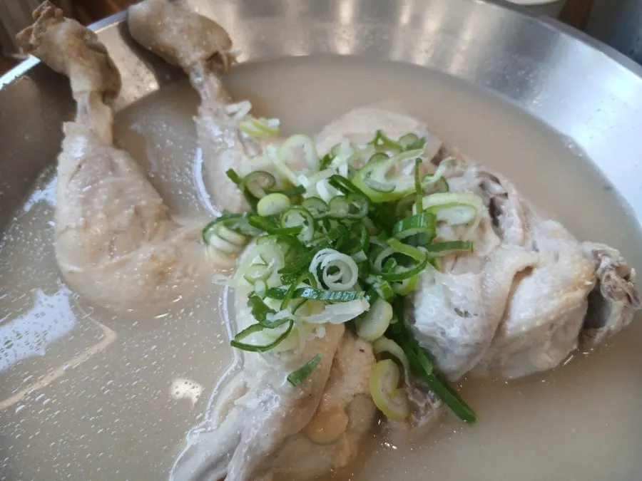 밥 따로 옵션으로 나온 따끈한 쌀밥