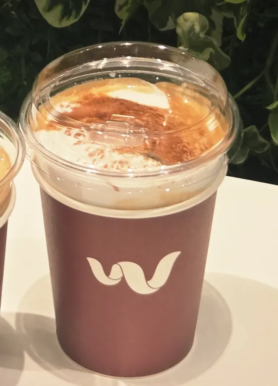 Price of the decaf Wunder Coffee cream latte