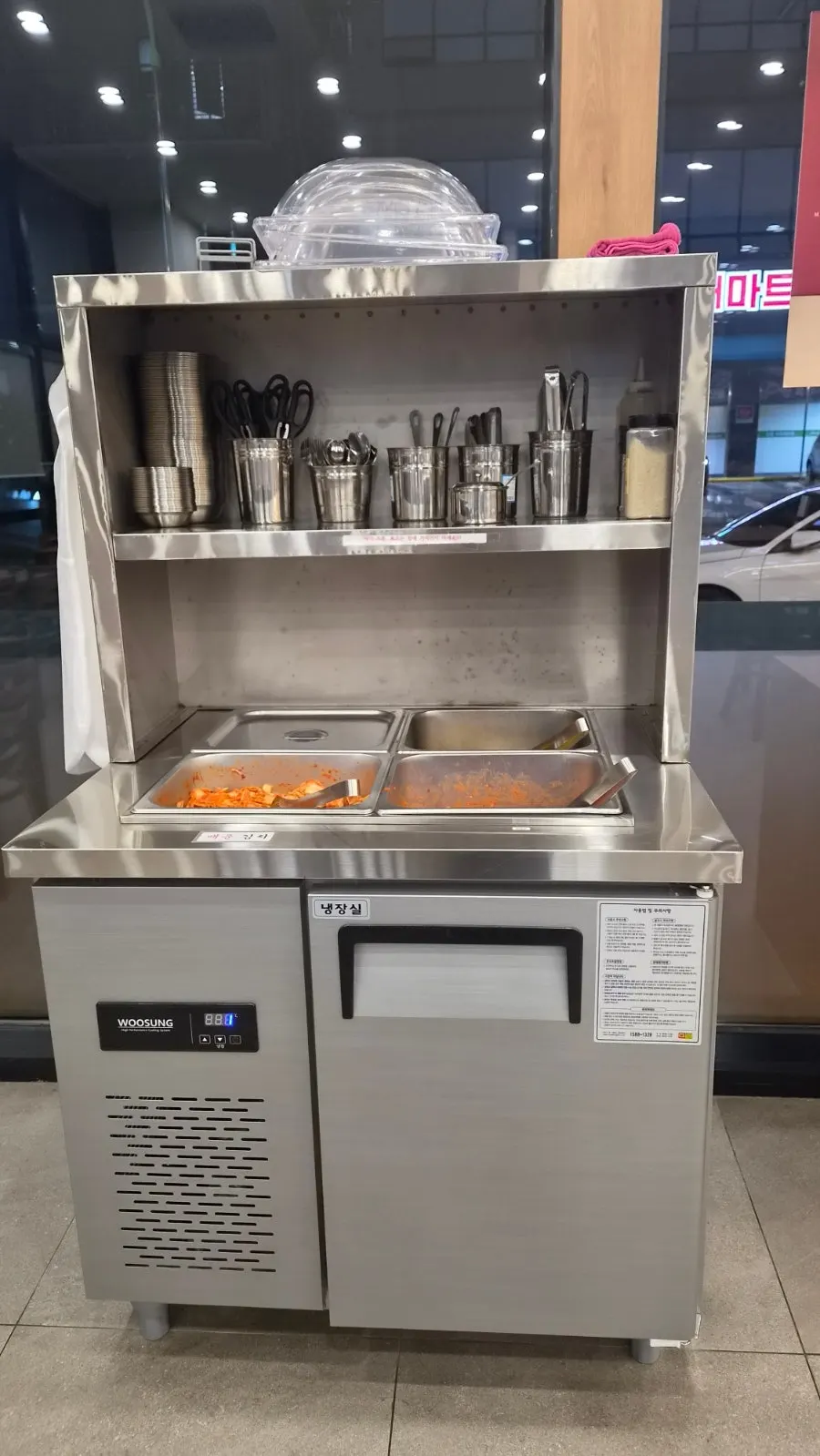 언양닭칼국수 인천송도점 바 테이블 좌석