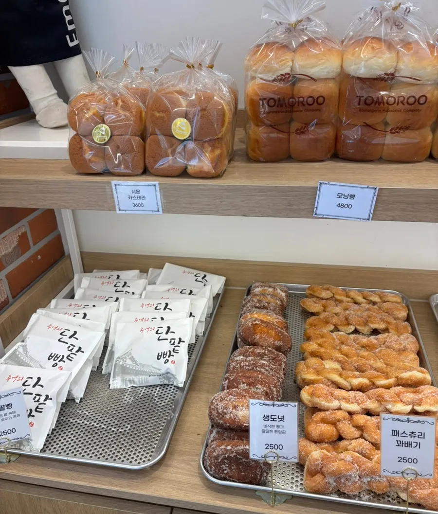 Selection of breads at Tomoru Bakery