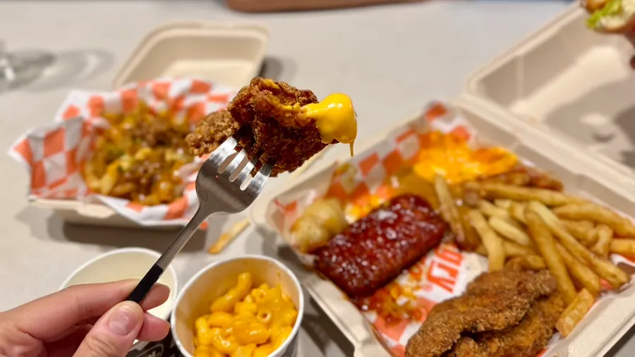 Chewy potato menu item