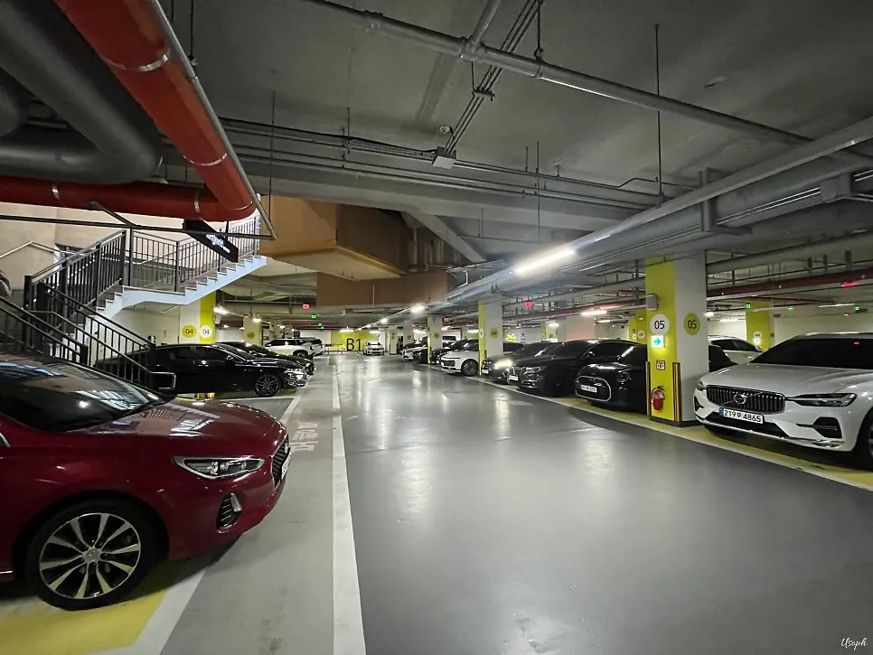 Songdo Artfore underground parking guide