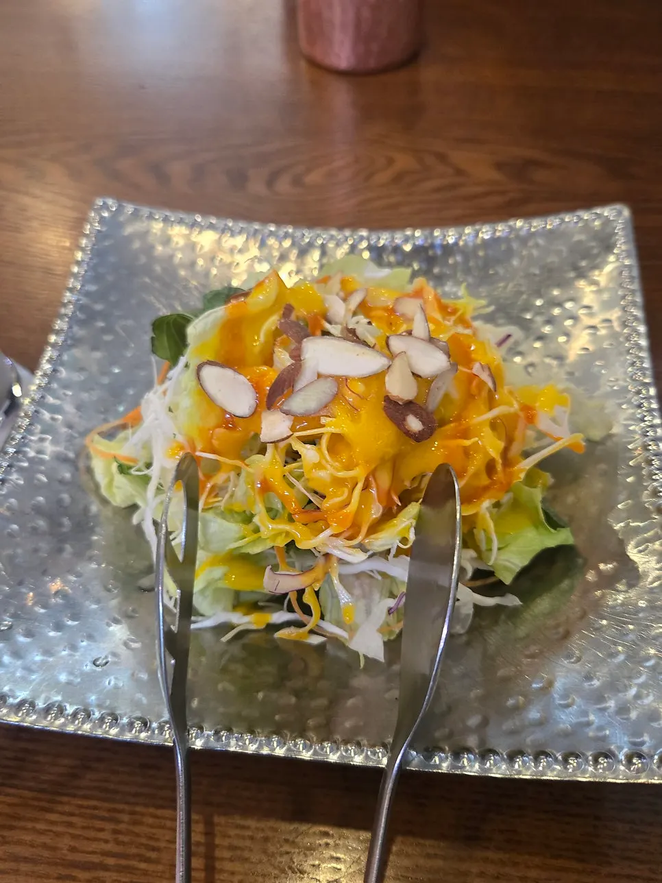 First dish served after ordering the BB set
