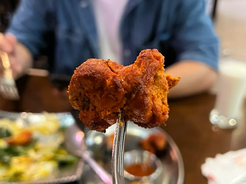 탄두리치킨 클로즈업