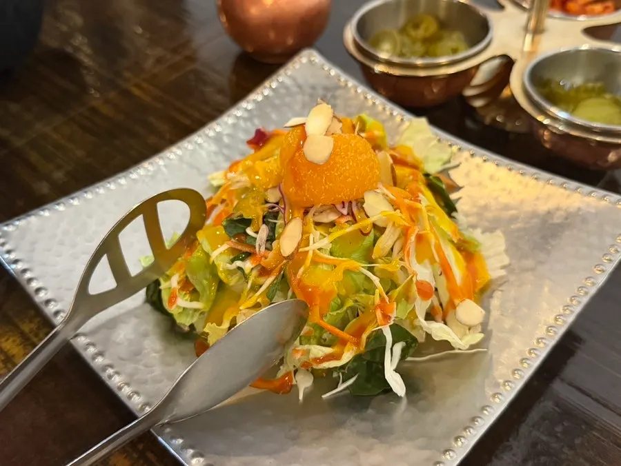 Manokamana signage, an Indian restaurant in Songdo