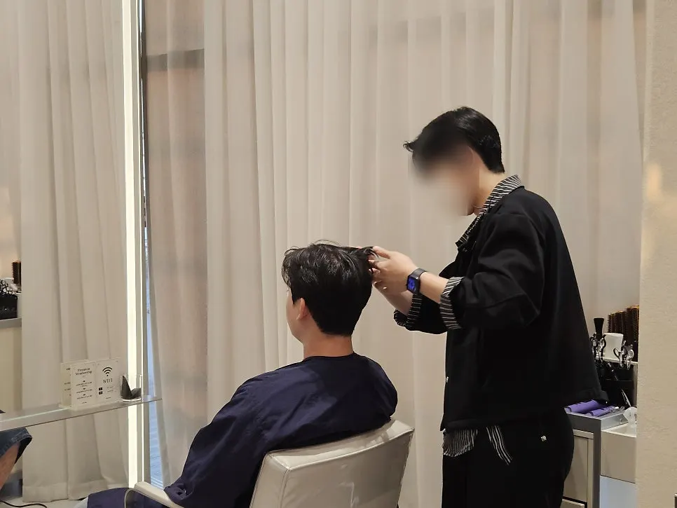 Clean, stylish salon interior