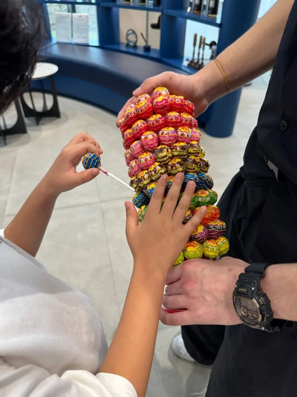 Candy received after the service