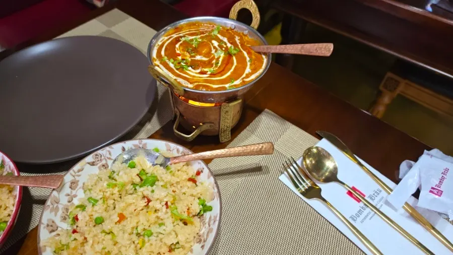 Prawn do piazza shrimp curry