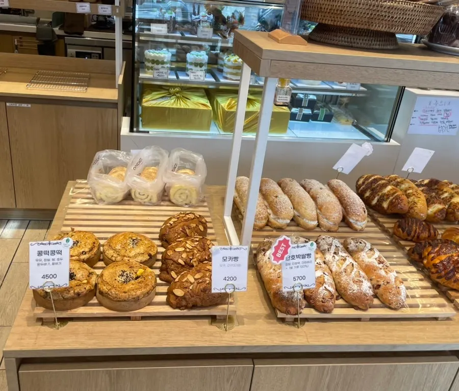 Work space where the master pastry chef makes bread