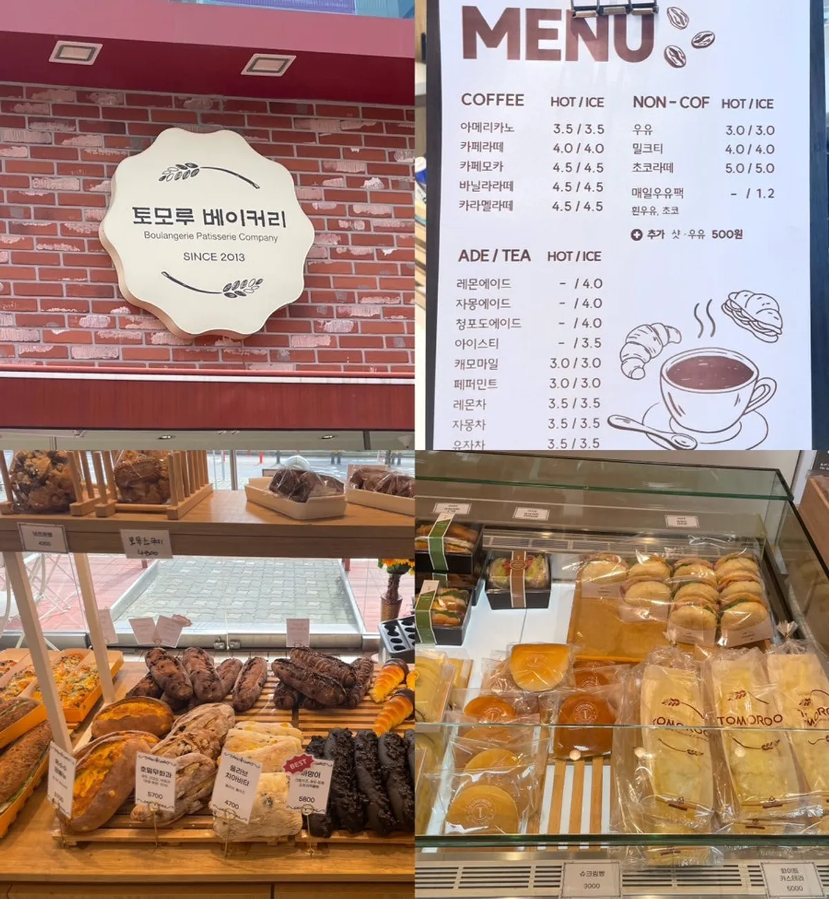 Salt bread sandwich and bagel corner