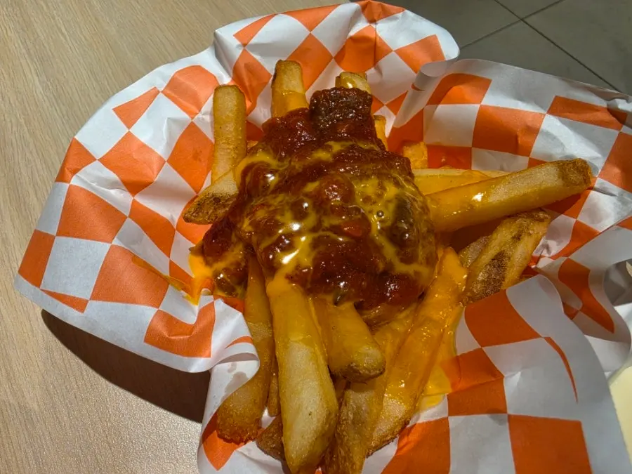 치즈볼 식감의 쫀득감자 클로즈업