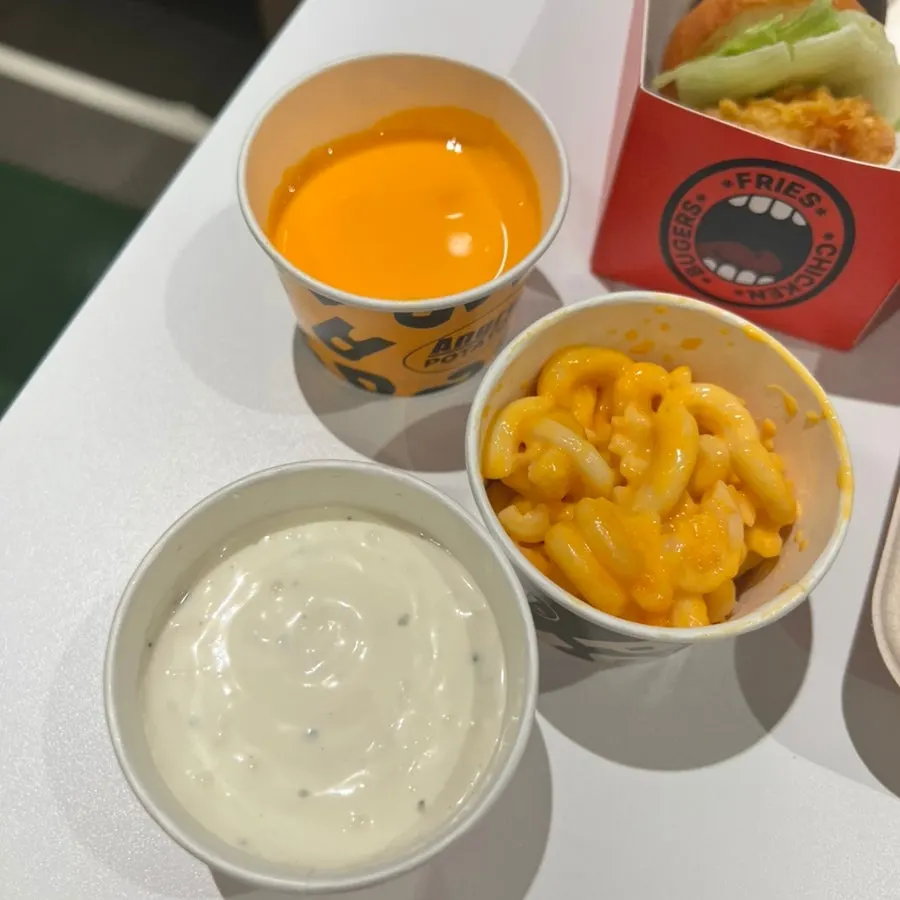 Pickles served alongside the meal