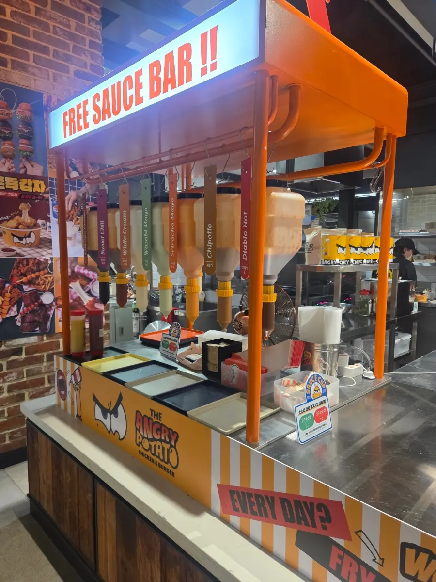 Fachada de Angry Potato Hyundai Premium Outlet Songdo Branch
