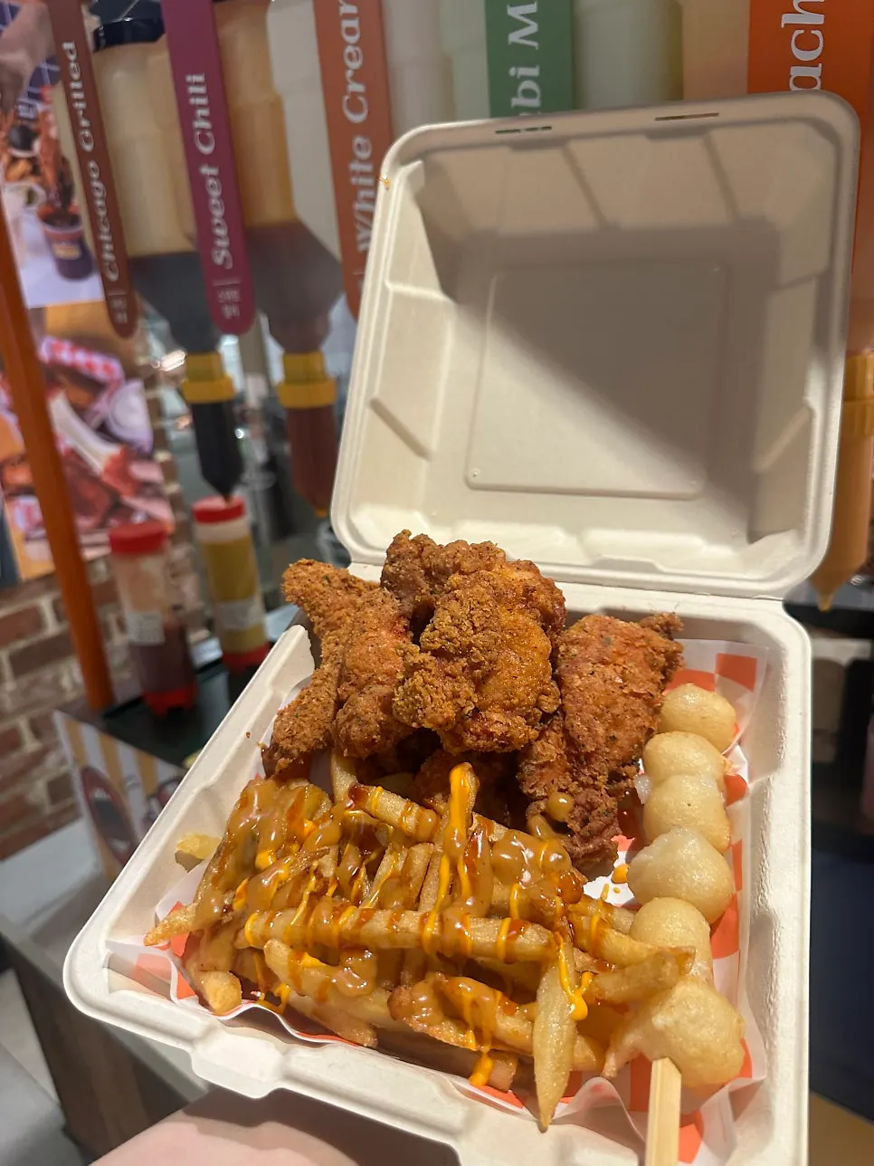 Close-up of the Deep Crunch chicken