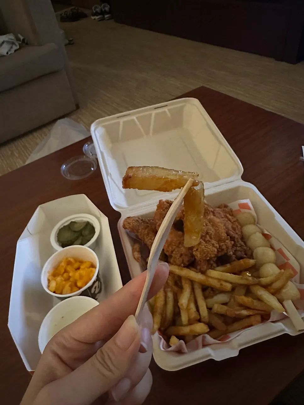 Angry Potato fries that kept getting eaten
