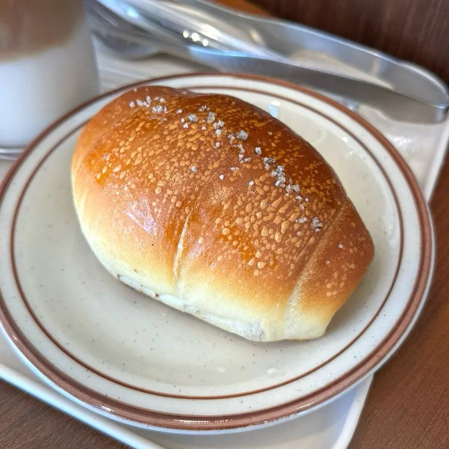Plain salt bread at Cafe Cozy Bear
