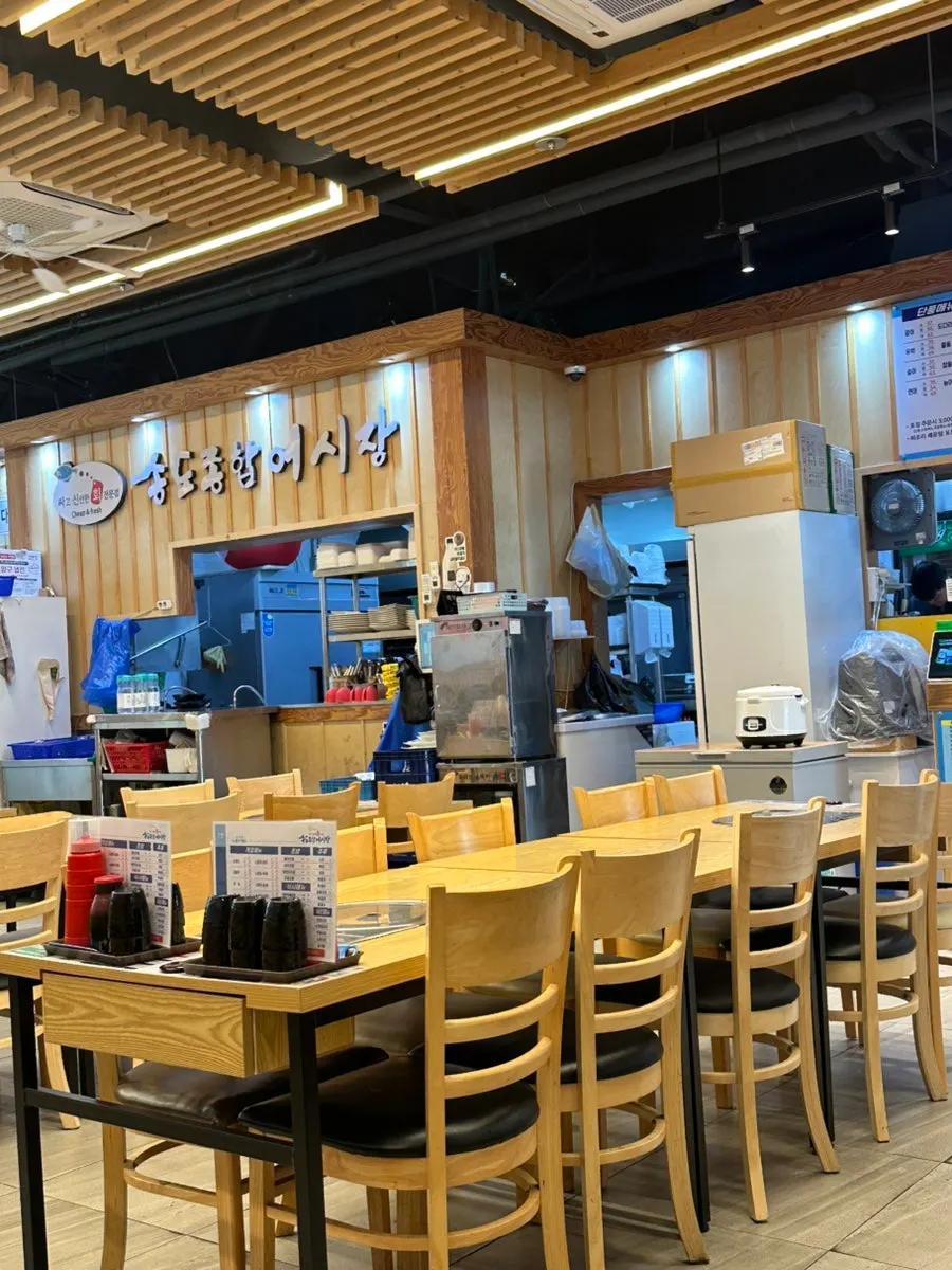 Staff preparing group takeout orders