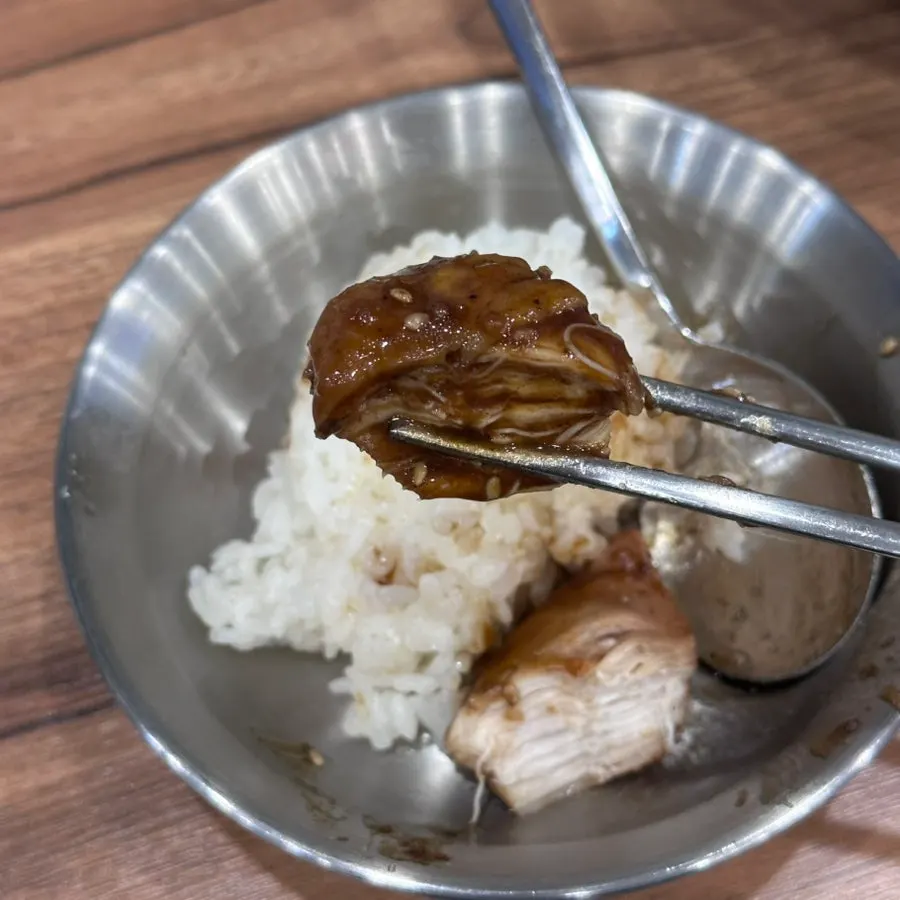 柔らかいチムダクの鶏肉