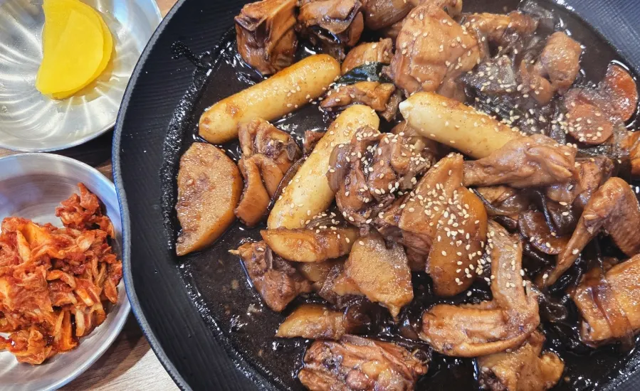 언양닭칼국수 인천송도점 방문 첫 사진