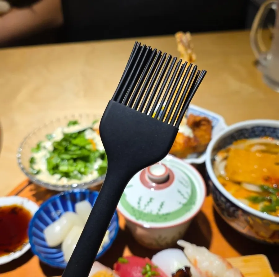 Soy sauce container poured by tilting