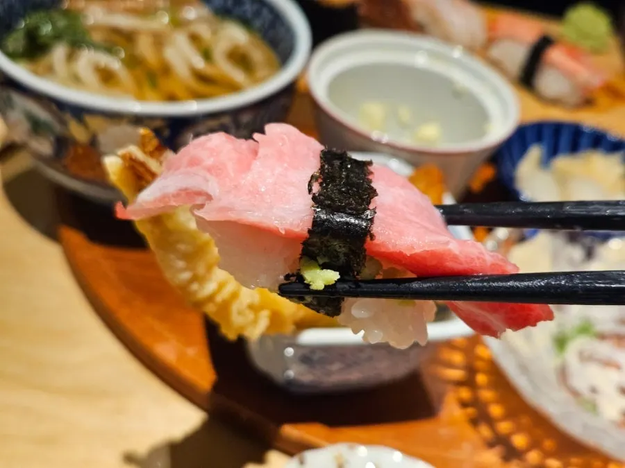 Otoro sushi received for the receipt review