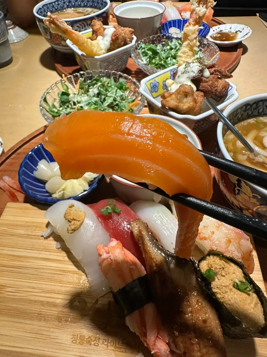 새우 스시 한 피스