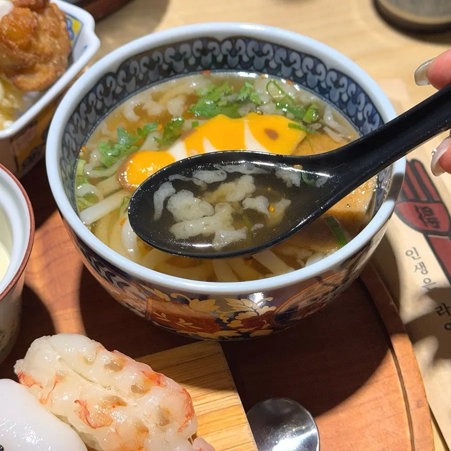 단새우와 홍새우 초밥