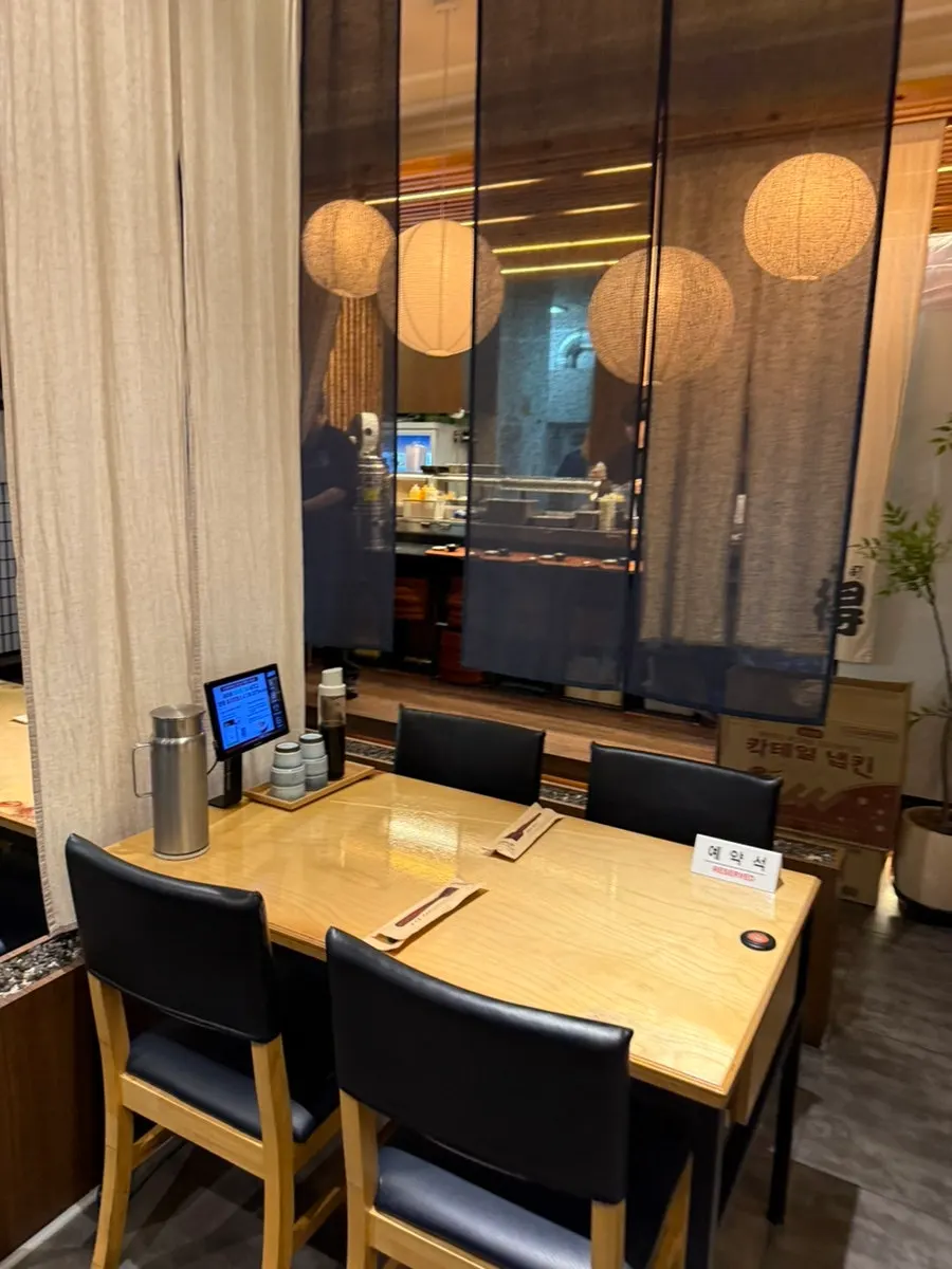 Interior view of Sushi Doku The Songdo