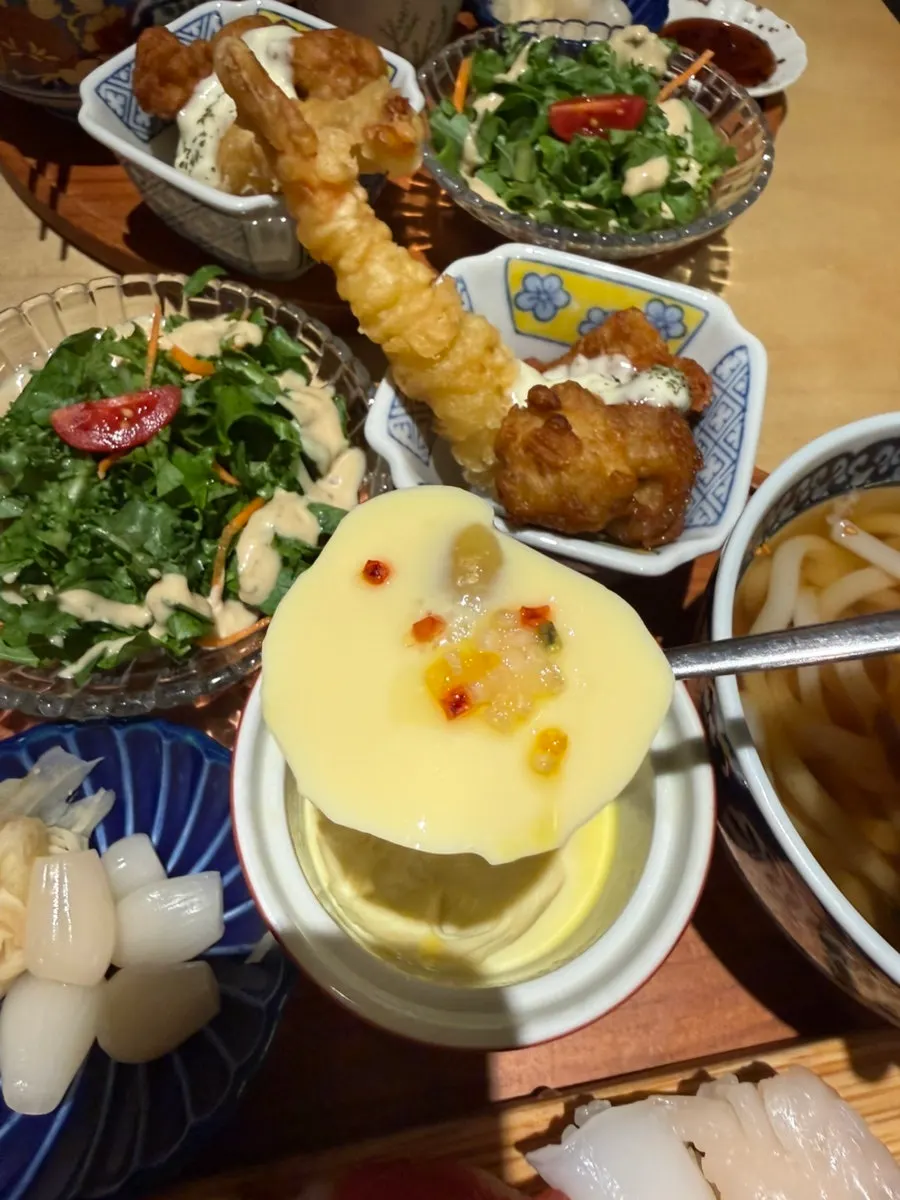 Udon included in the set