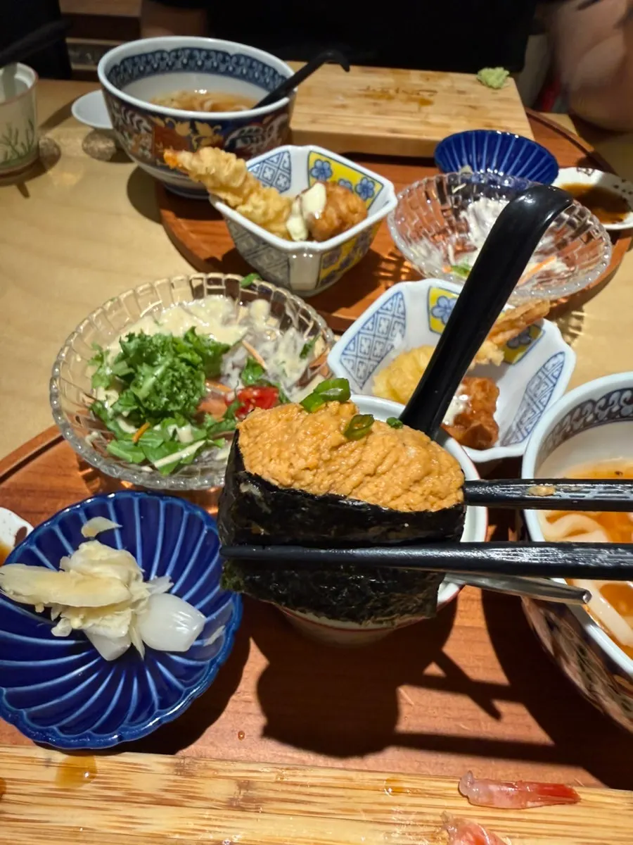 Eel sushi with a smoky grilled flavor