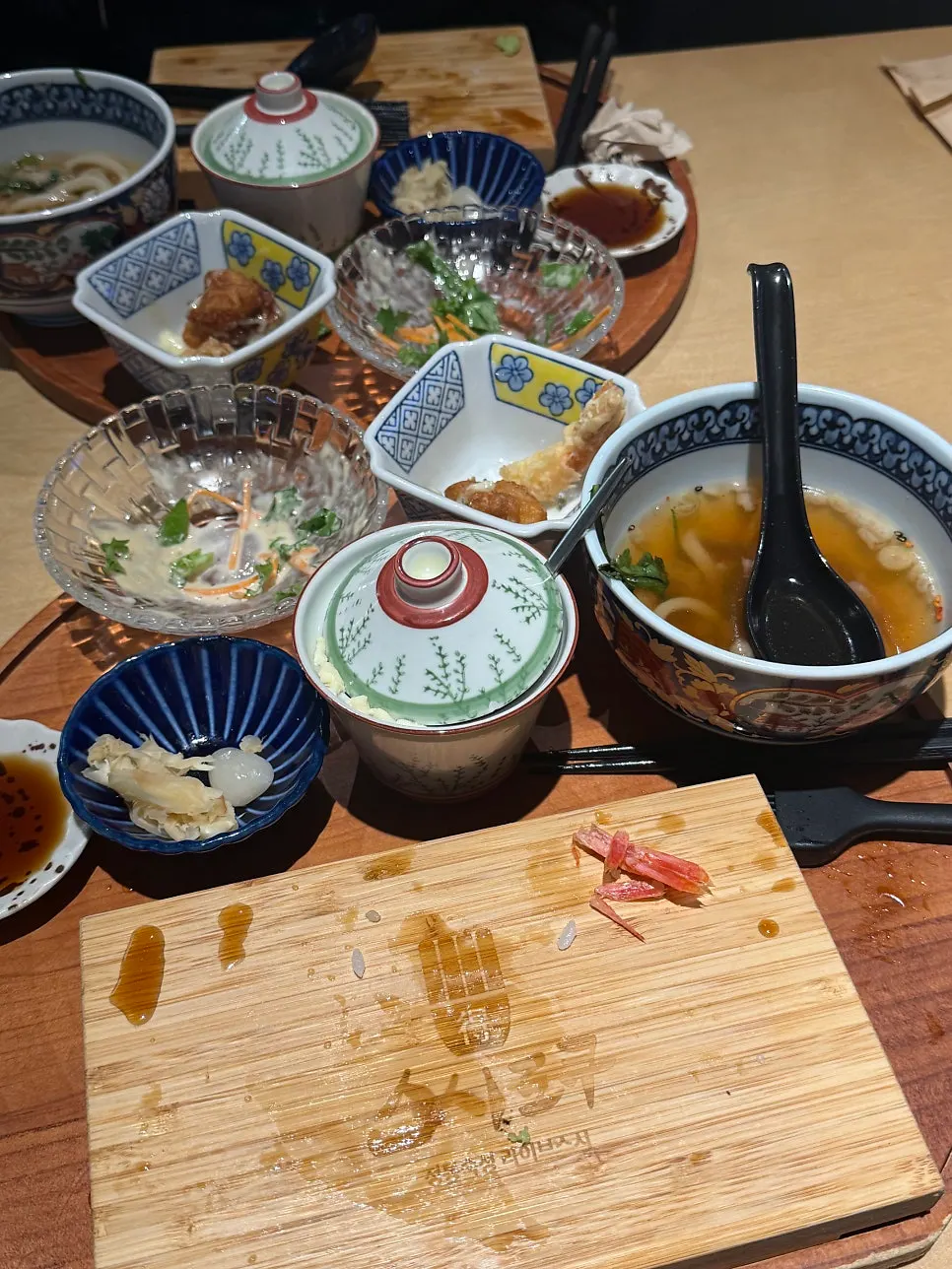 비운 스시 접시