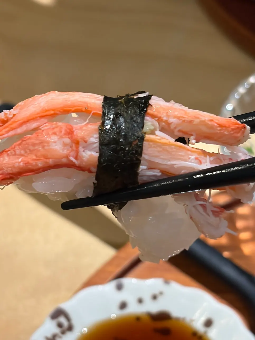 An above-average sushi spread
