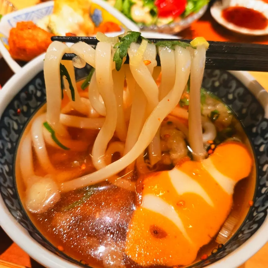 Ingredients inside the truffle-scented chawanmushi