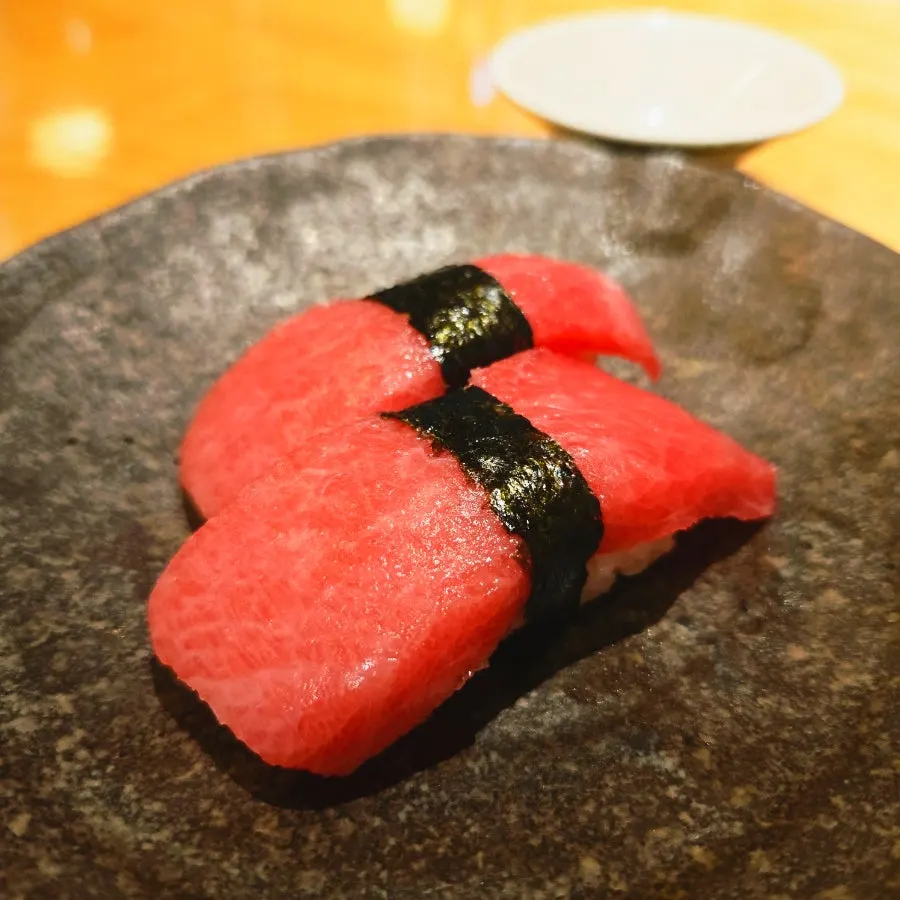 Otoro sushi received from the review event