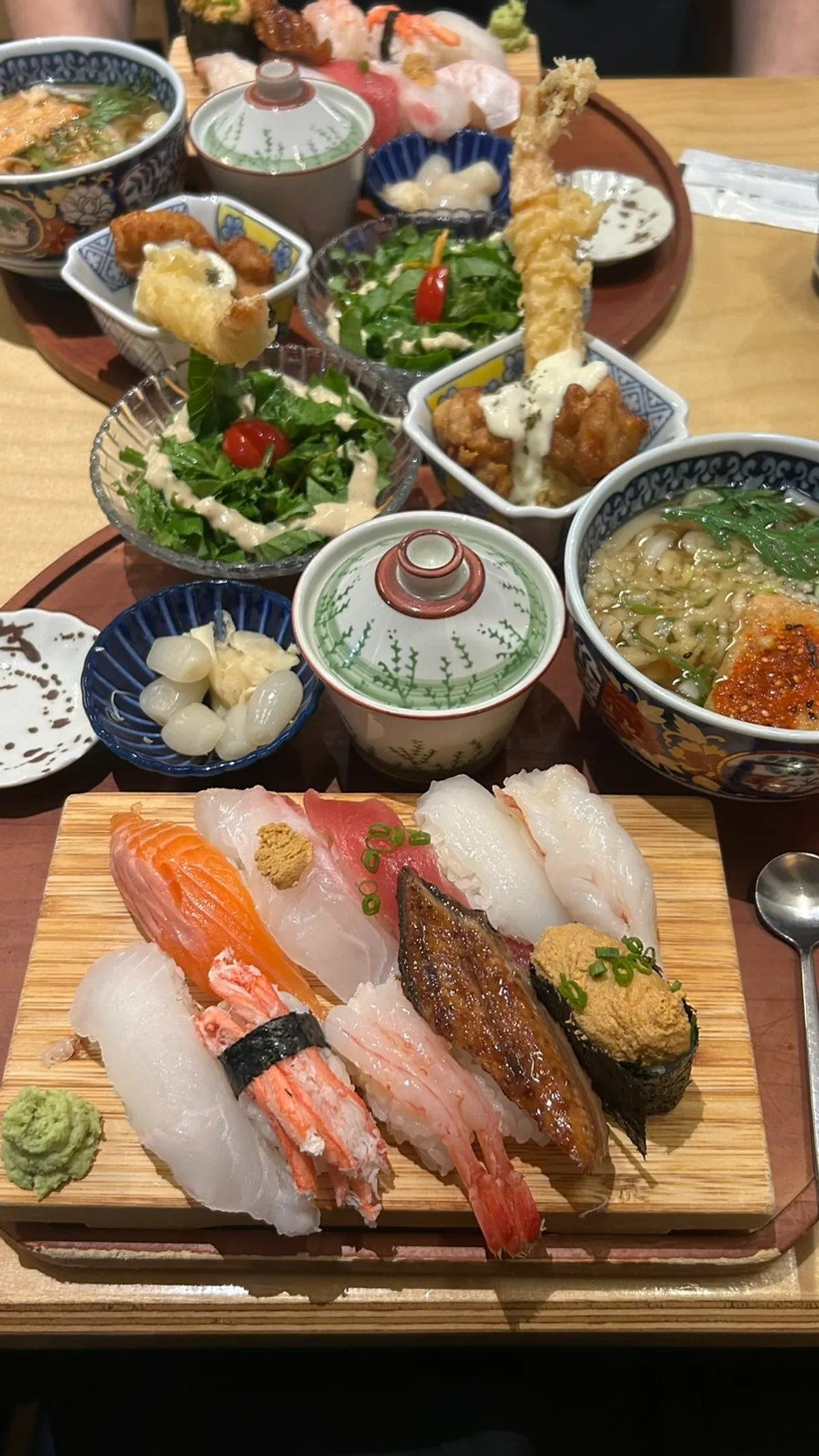 Full spread of the premium sushi set at Sushi Doku The Songdo