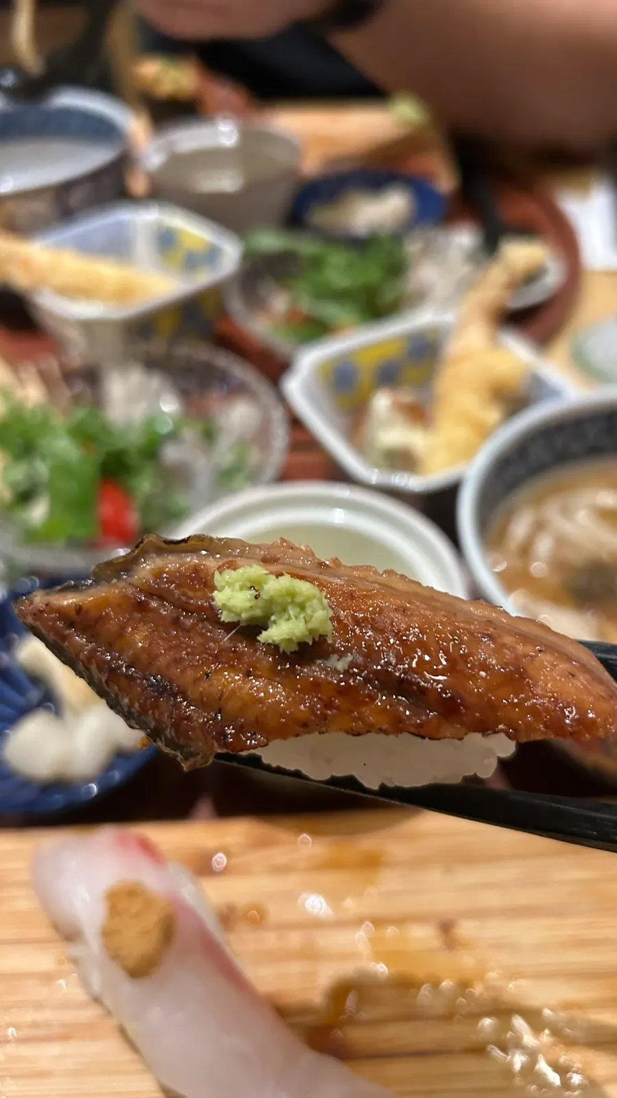 Northern pink shrimp sushi