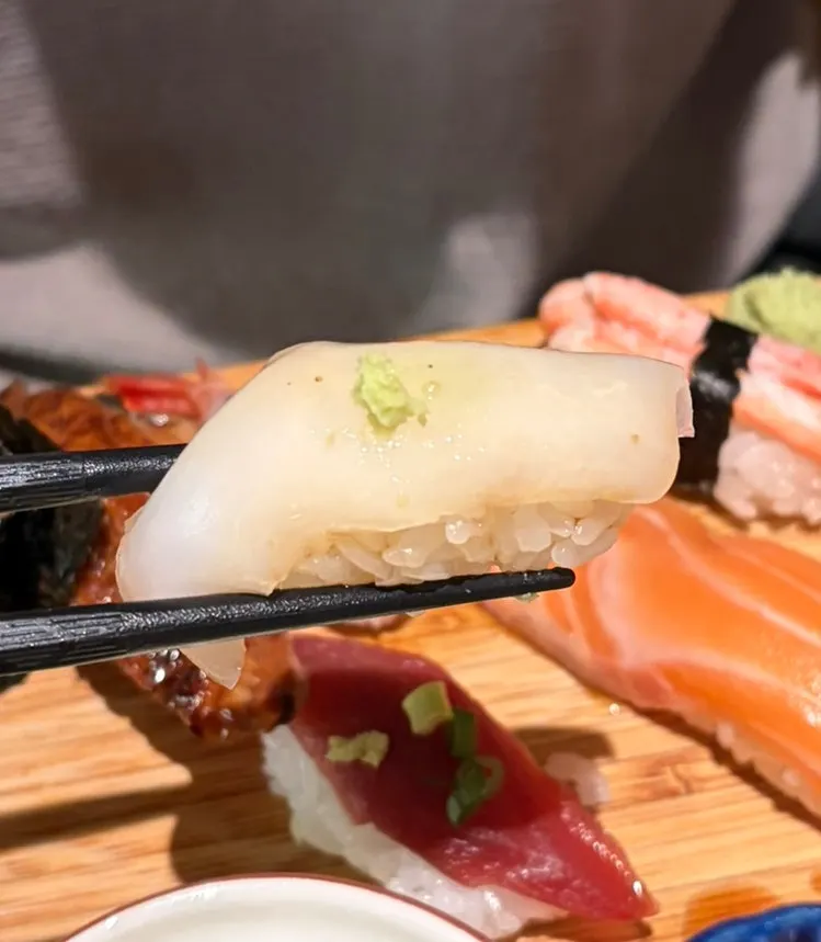 Brush used for applying soy sauce to sushi