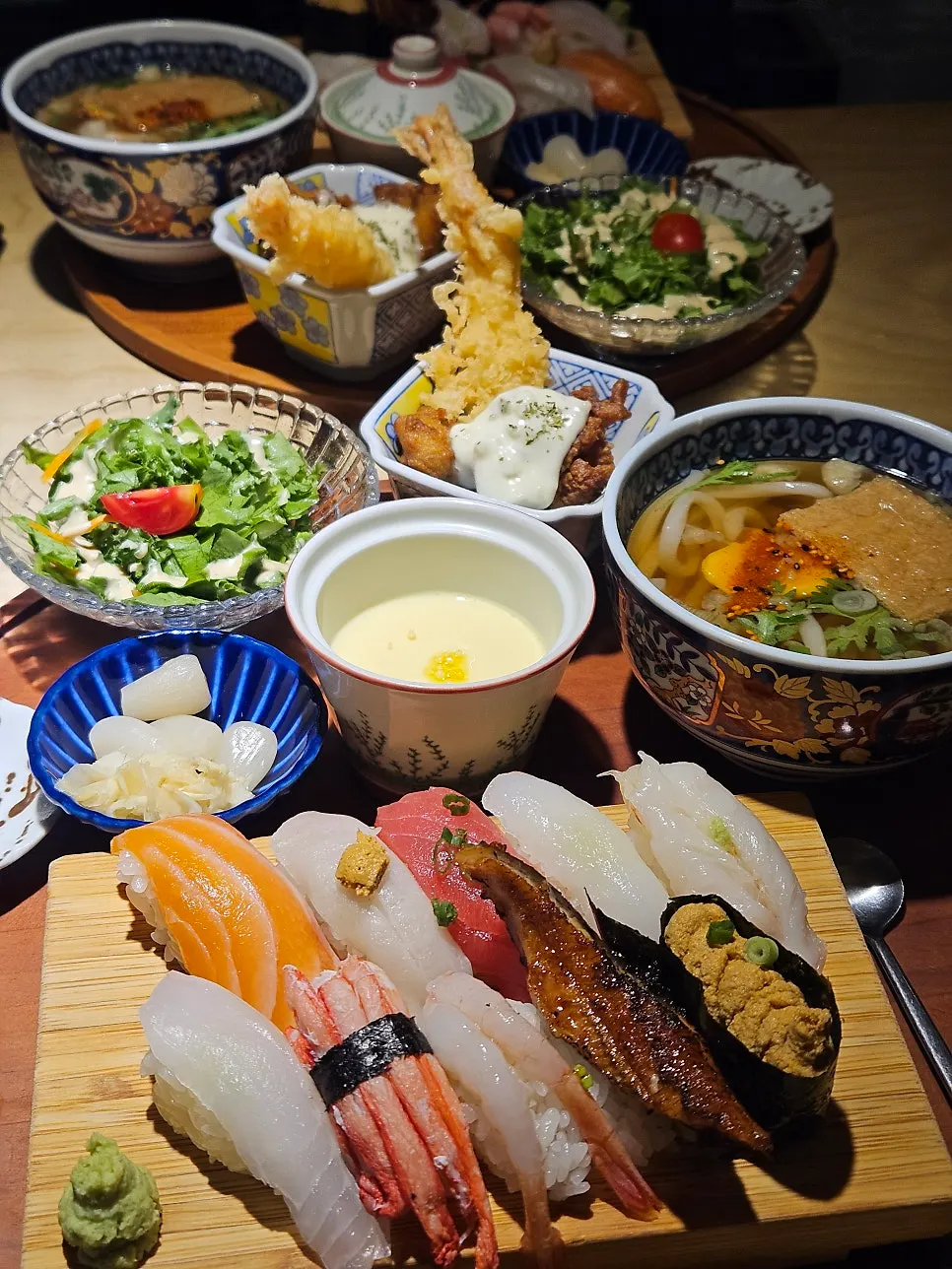 광어와 참돔 흰살생선 스시