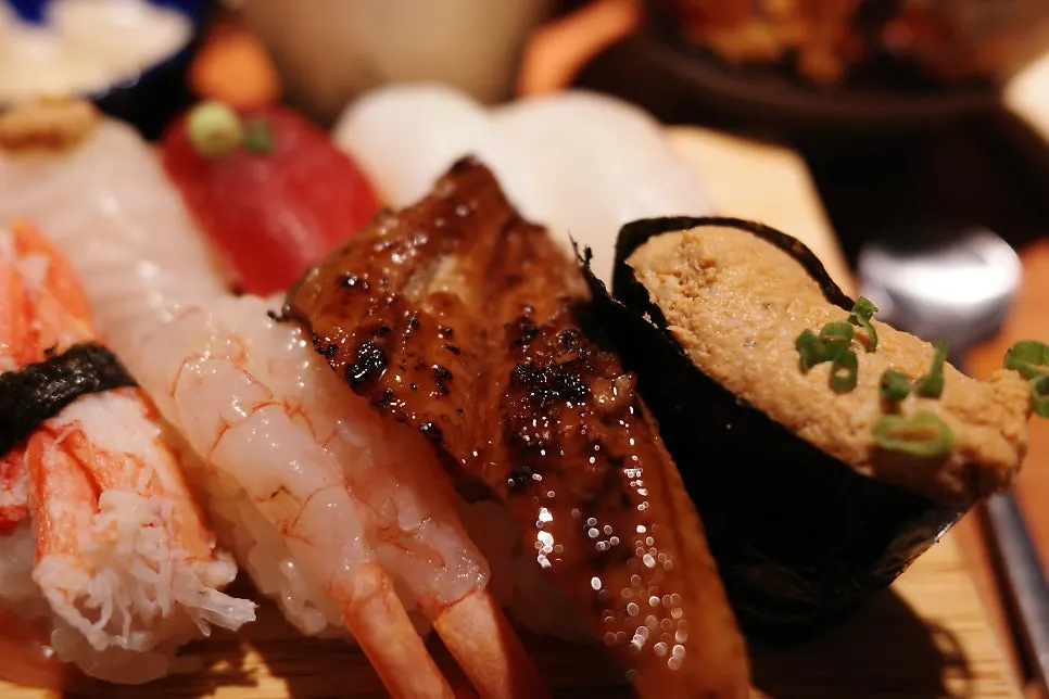 Premium Sushi Special Set and cola