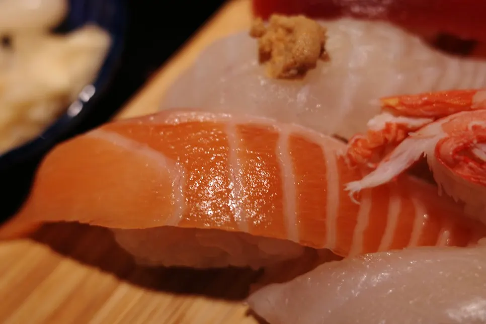 Nutty, sweet eel sushi
