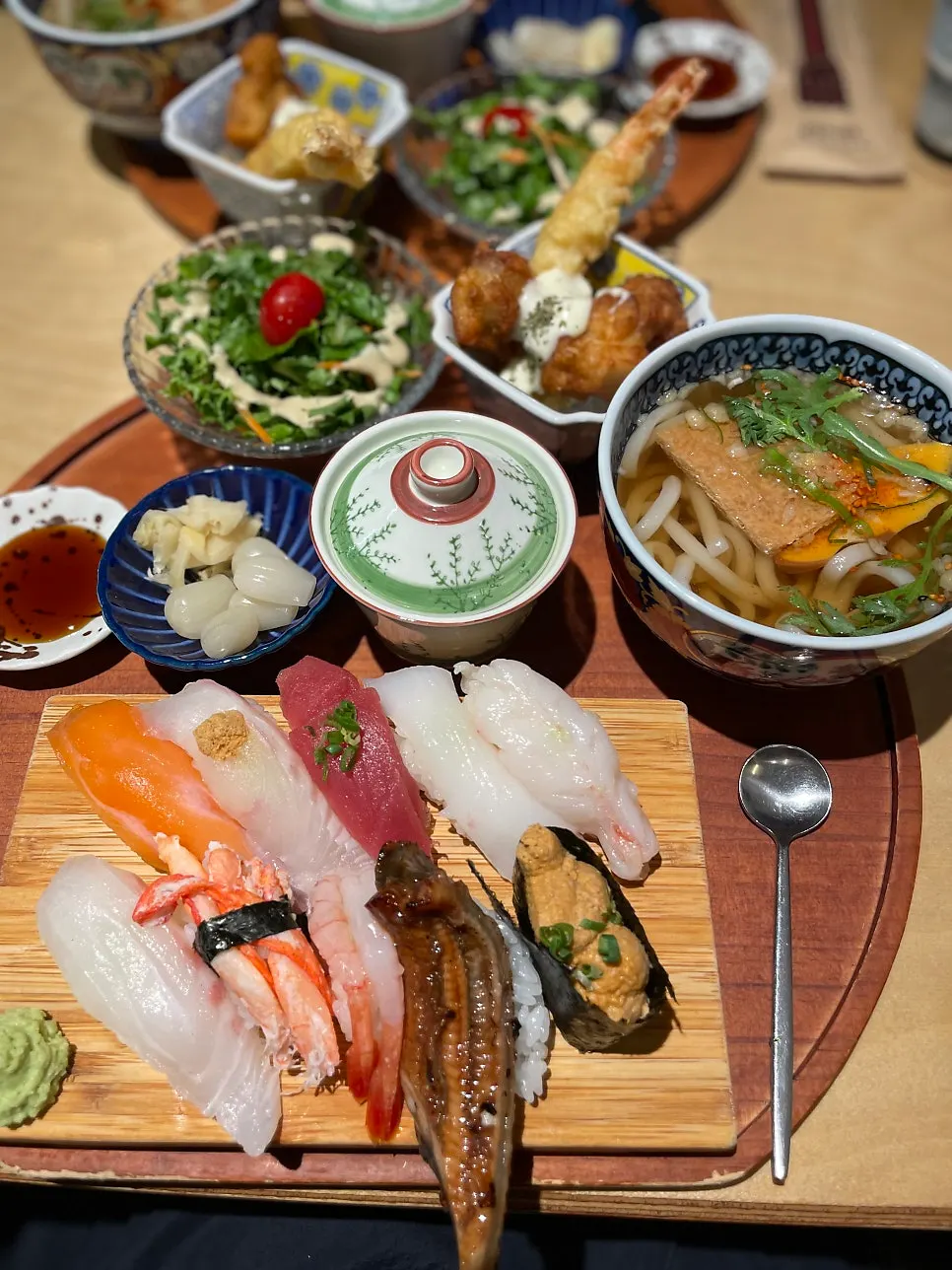 Fresh sushi selection
